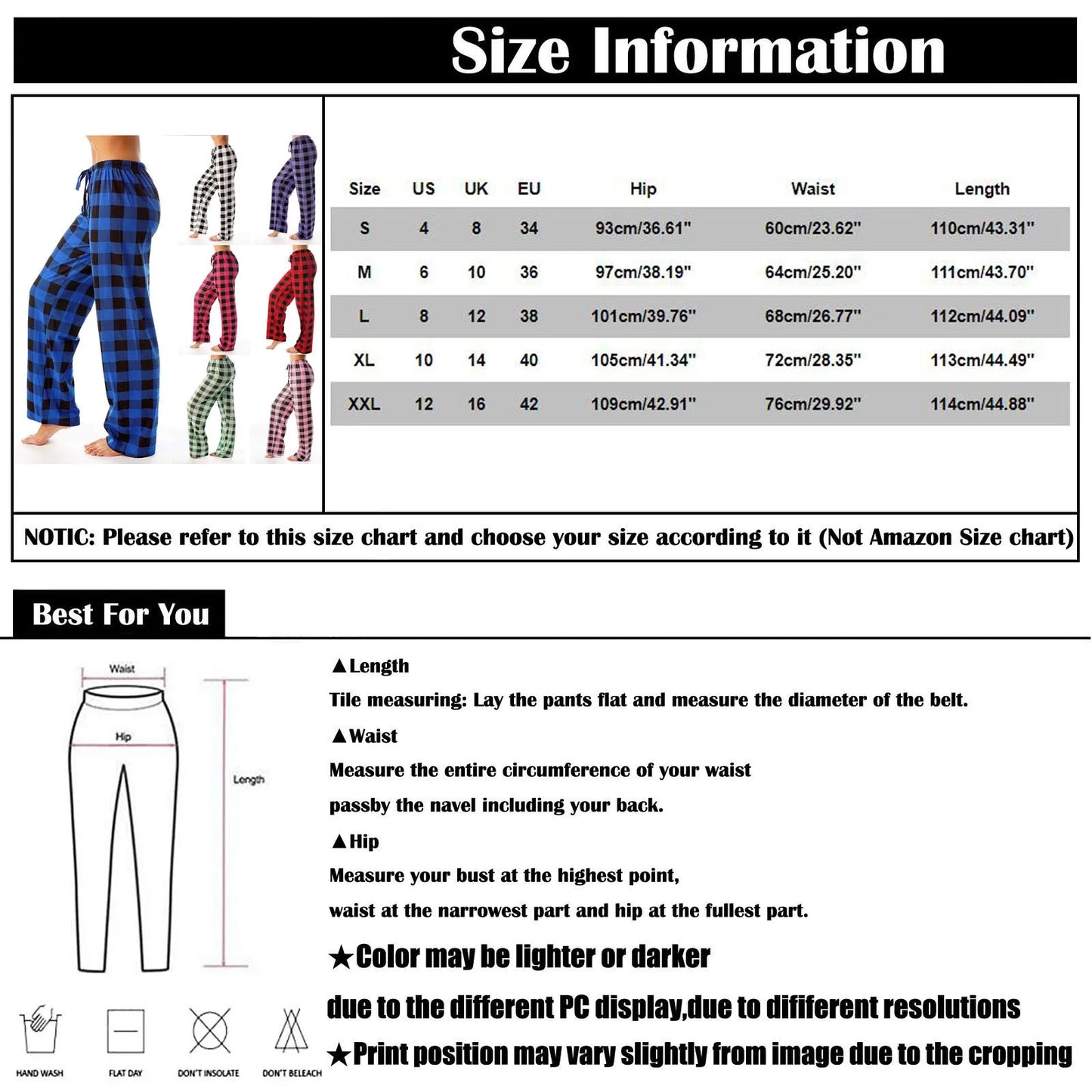 Autumn Winter Women Autumn Plaid Printed Pants Full Length Long Trousers Sports Pants 2023